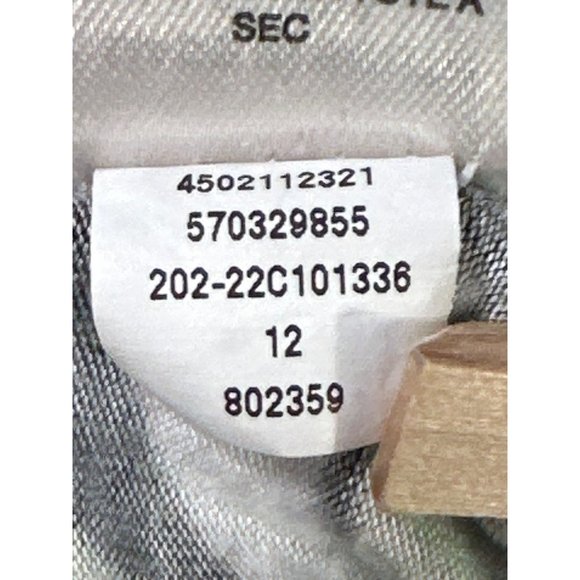 Chicos Short Sleeve Blouse Vibrant Multi Colored Floral Abstract Print V Neck - Picture 8 of 10